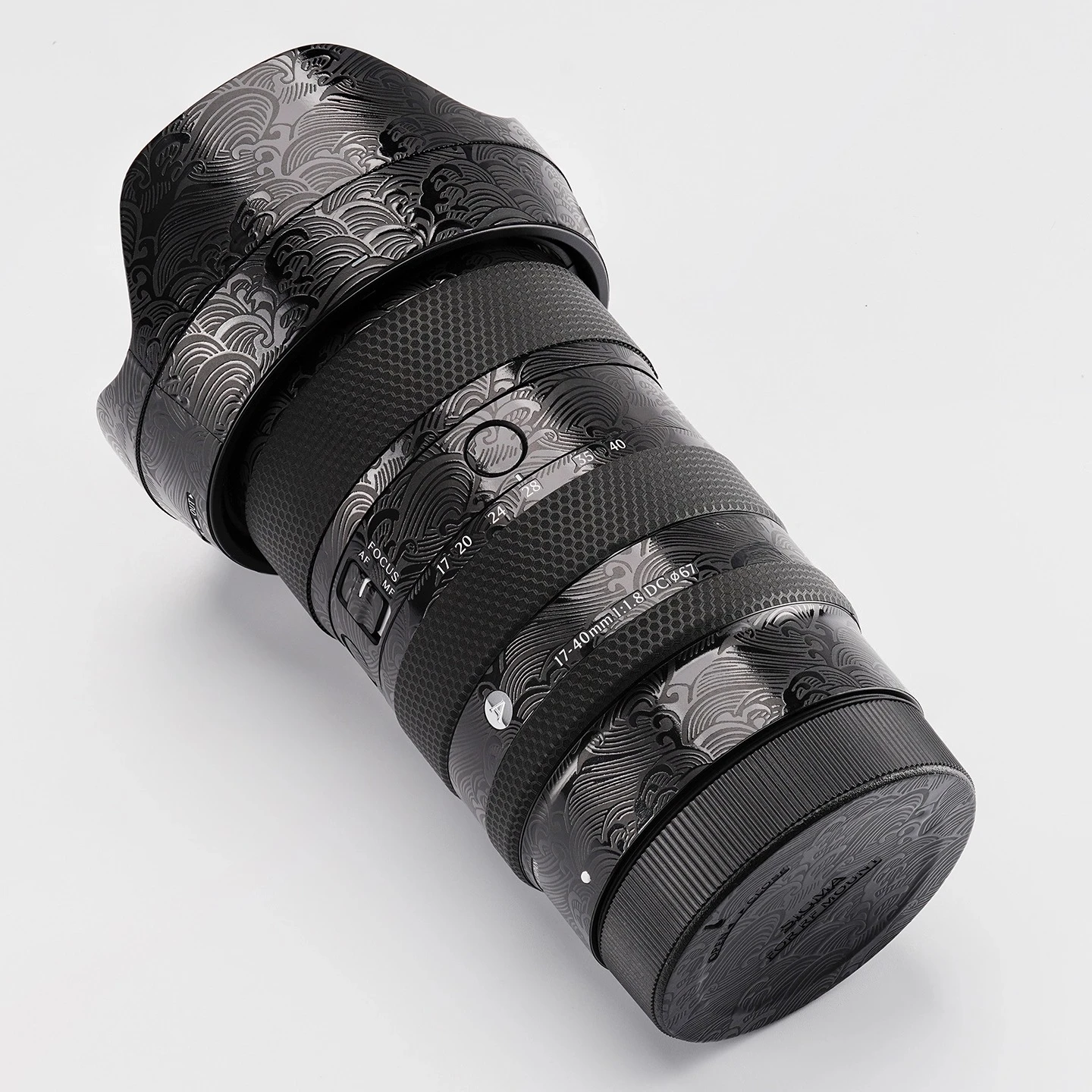 สำหรับ SIGMA 17-40 มม.F1.8 DC สำหรับ CANON RF เมาท์เลนส์สติกเกอร์ป้องกันผิวรูปลอกไวนิลฟิล์มป้องกันรอยขีดข่วนโค้ท