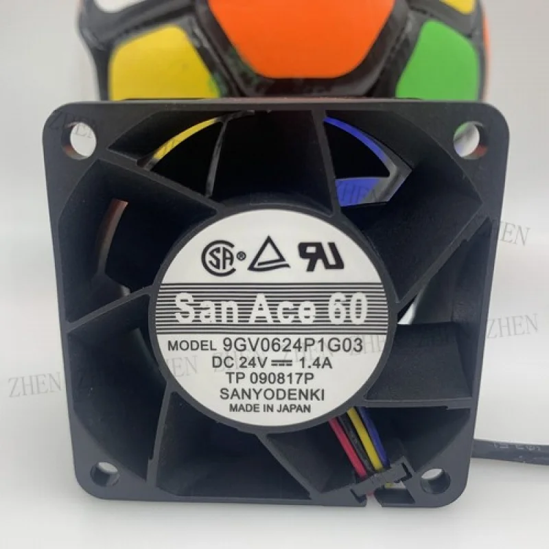 

Y 1PCS New for Sanyo 9GV0624P1G03 DC24V 1.4A 4-wire cooling fan # QW.