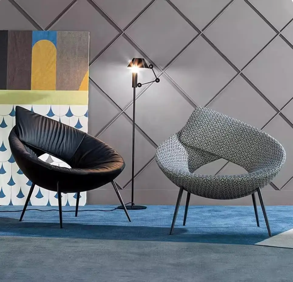 

N N Nordic Designer Frp Кресло для отдыха специальной формы Бытовой отель Круглый диван-кресло для отдыха