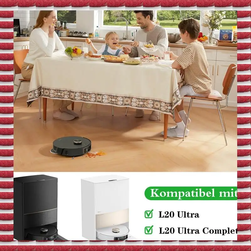 Main Side Brush Hepa Filter Mop Cloth Dust Bags Accessories For Dreame L20 Ultra/L30 Ultra Vacuum Cleaner