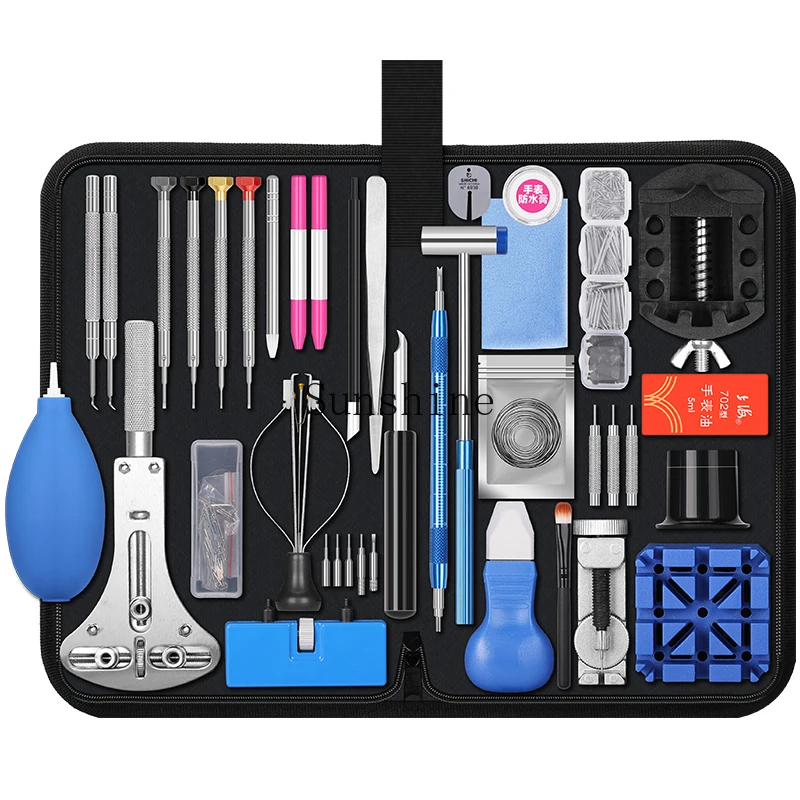 

Watch repair tool set, professional maintenance, cleaning and battery replacement