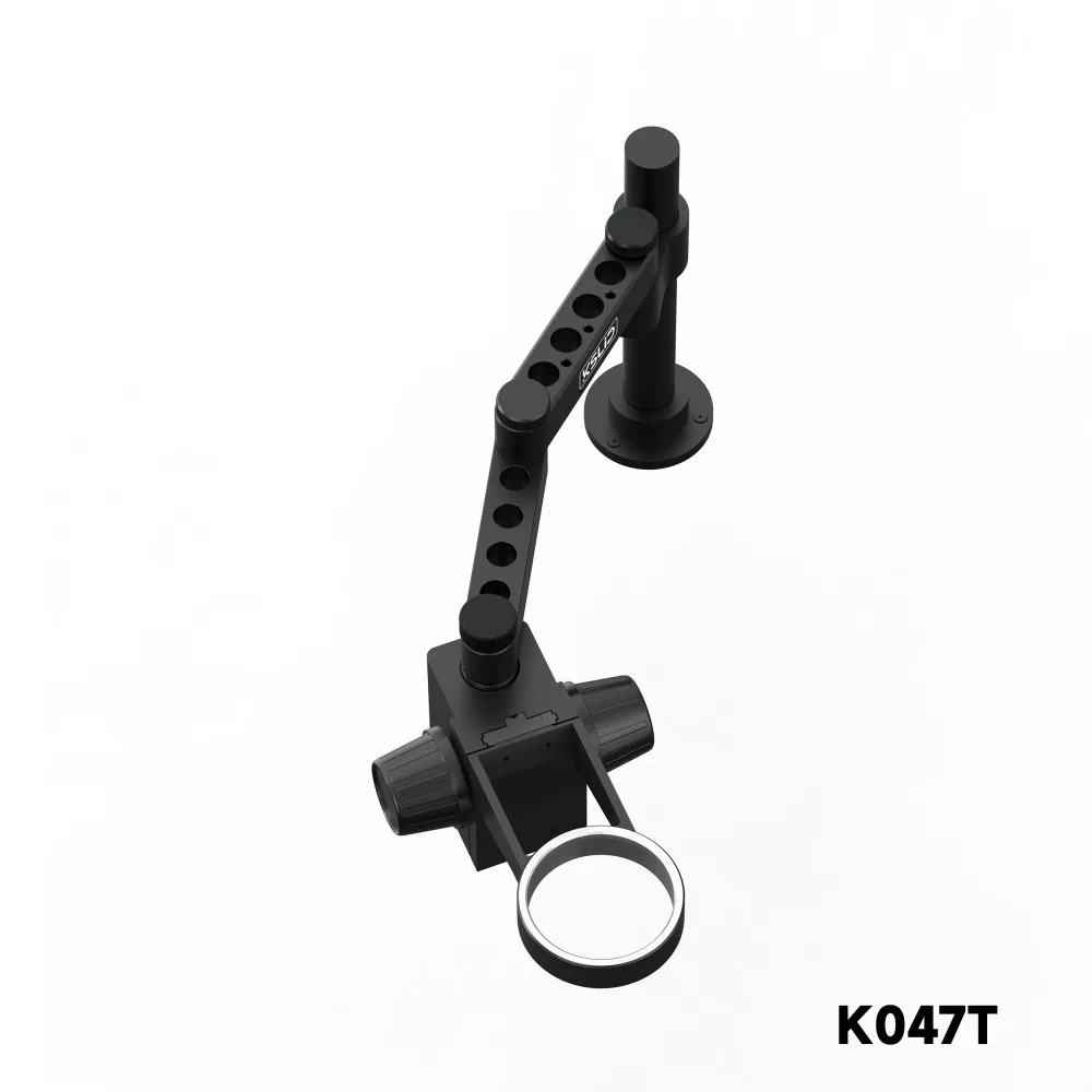 KSLID K047T Microscope Articulating Arm Bracket Universal Flexible Folding 360 °Adjustable Fixed Lifting Metal Forging Column