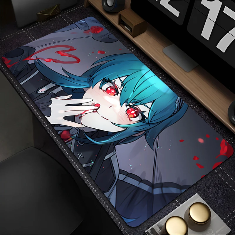 

Mousepad Gaming Mouse Pad PC Accessories Non-slip Keyboard Pad Large Desk Mat Rubber Black Survival Eternal Return Extended Pad