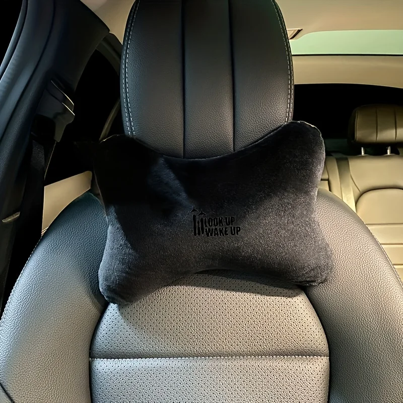 

Подушка для шеи Look up, с рисунком самолета, 1 шт., для сиденья, улучшает комфорт и снижает усталость за рулем.