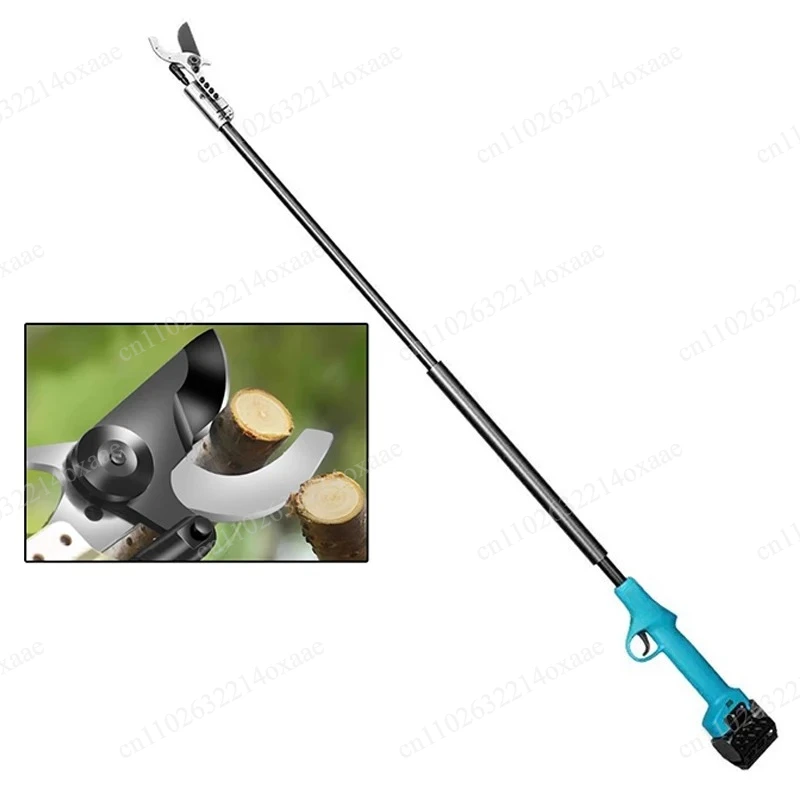 Rechargeable high-altitude pruning shears, electric high-branch shears, extended-pole garden shears, household fruit tree branch