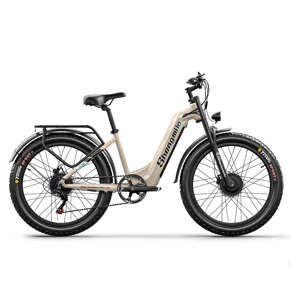Shengmilo S700 Elektrische Fiets voor Volwassenen 2000W Tweemotor 17.5AH 840WH Verwijderbare Batterij Vetband E-bike 26 Inch E-Mountain Ebike - afbeelding 2