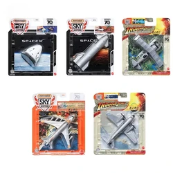 오리지널 Mattel Toys 성냥갑 자동차 스카이 버스터 70 년 Space-X Dragon River Flyer 보잉 747-400 차량 모델 장난감 소년 선물