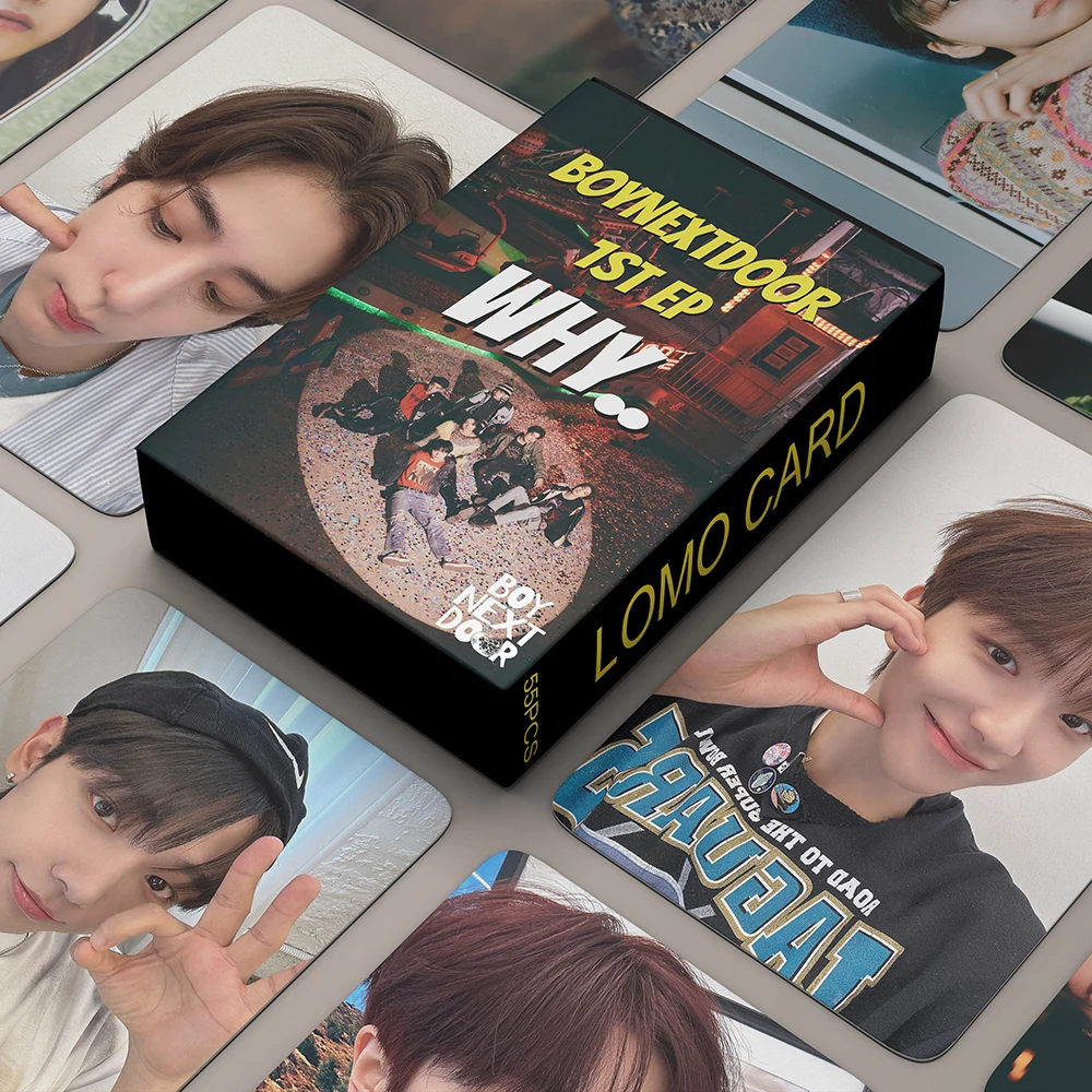 55Pcs/Set Kpop BOYNEXTDOOR Lomo WHY New Photocards 1St EP Album Cards