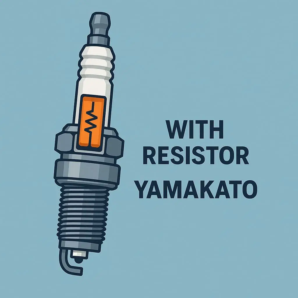 YAMAKATO 14 132 11-S Spark Plug for DCPR6E 3481, Pack of 2 | Compatible with Kohler XT650, XT675 Engines, For Lawn Boy 17732 149cc For TORO Lawnmower 20378
