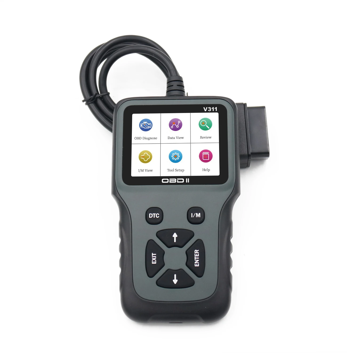 8 languages Professional V311 ELM 327 OBD2 Scanner Enhanced Auto OBD 2 Diagnostic Tool Code Reader Engine Analyzer Plug Drive