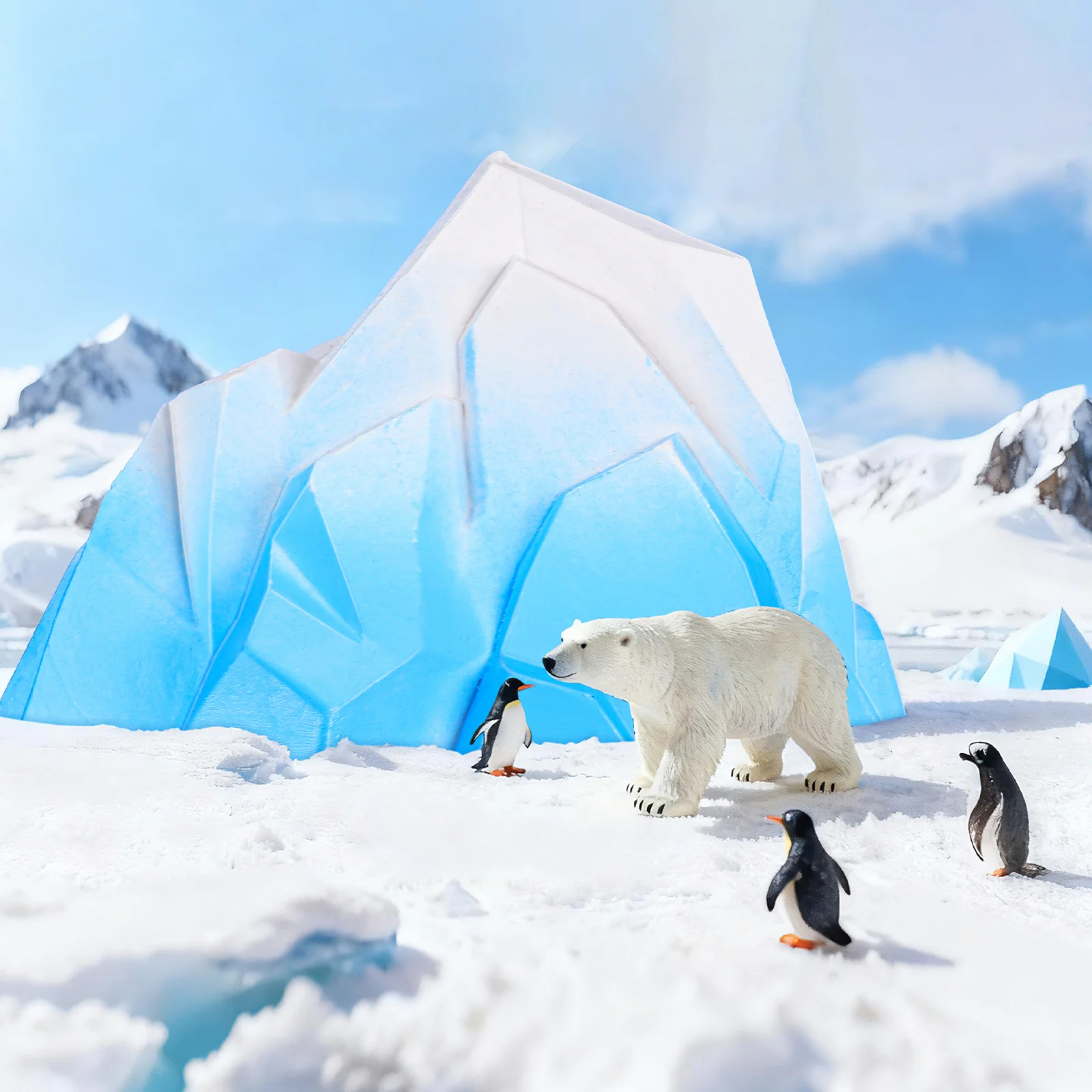 

3pcs Mini Igloo Models Pvc Underwater Iceberg Decor For Aquarium Fish Tank Sand Table Micro Landscape Diy