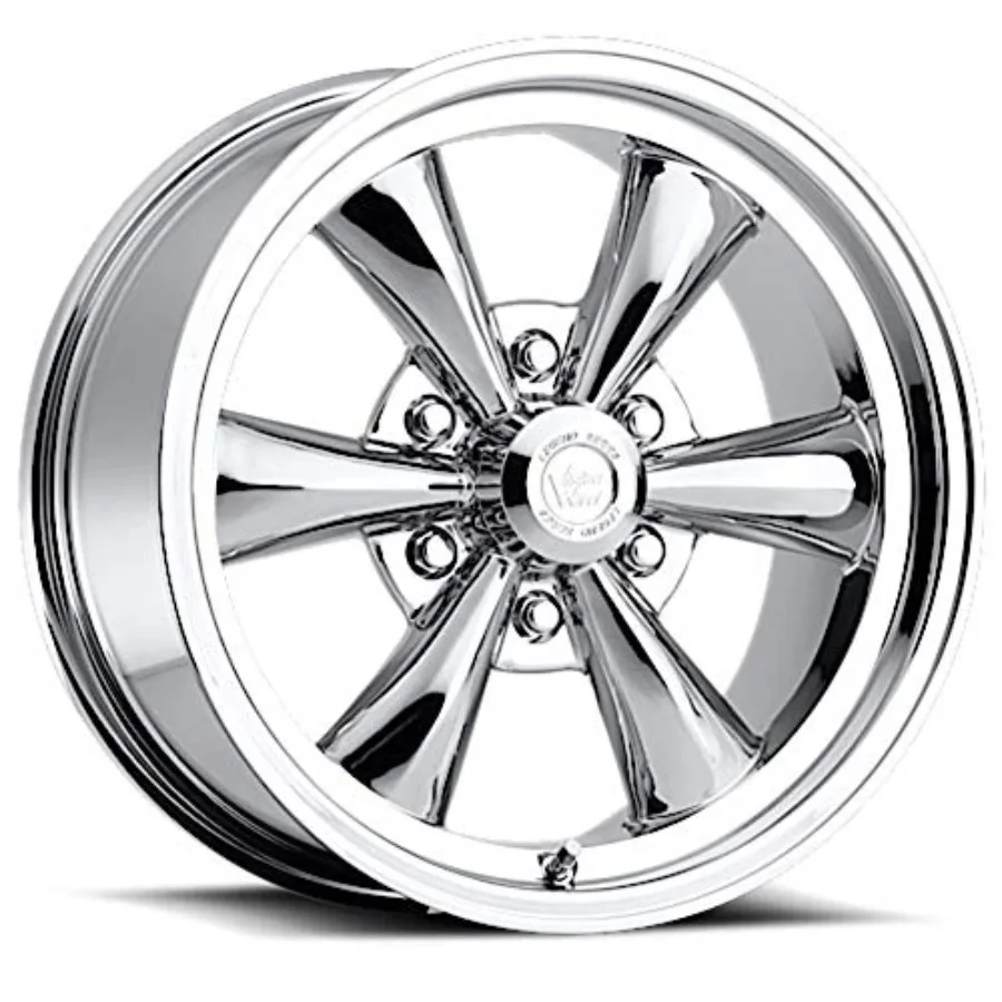 Legend 6 141 Series Chrome Wheel 17x8 inch 6x5.5 inch Chrome Finish High Gloss Appearance Lightweight Durable Alloy Constructio