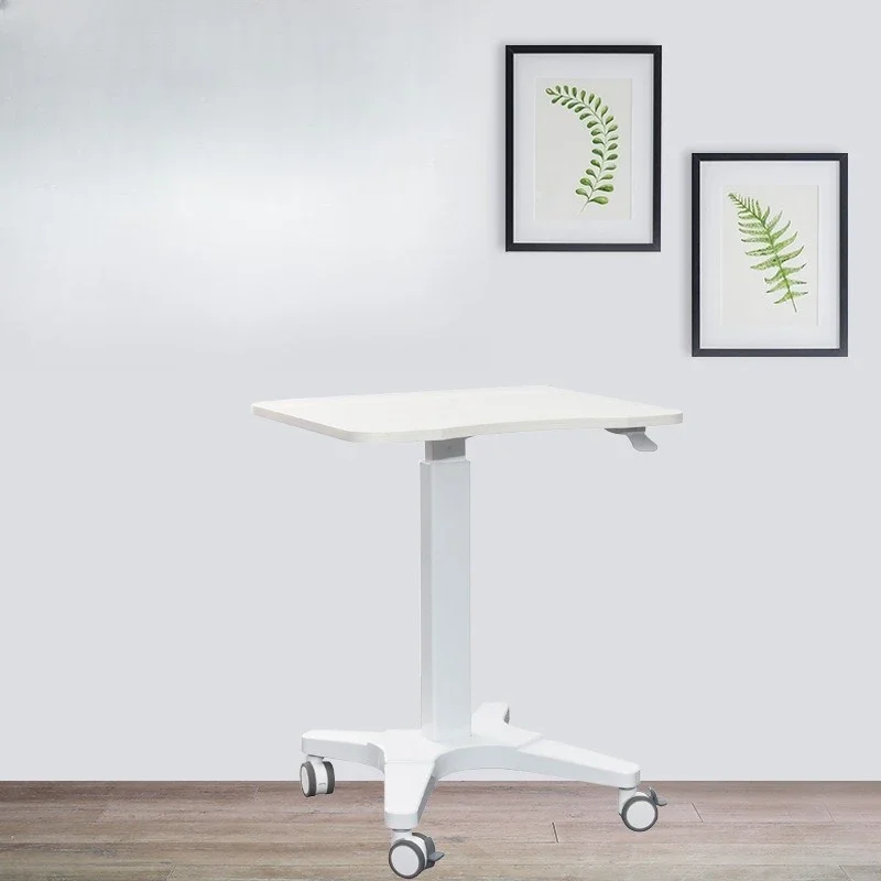 Pneumatic lifting table Standing simple automatic sofa Bedside movable desk Lecture folding podium table