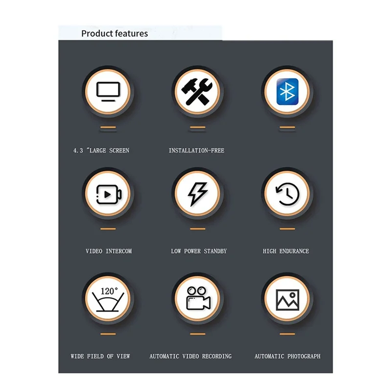 JABS-2X дверной звонок, видеодомофон, камера Inteligente, беспроводная связь ночного видения, 4,3-дюймовый экран для безопасности, умный дом, квартира