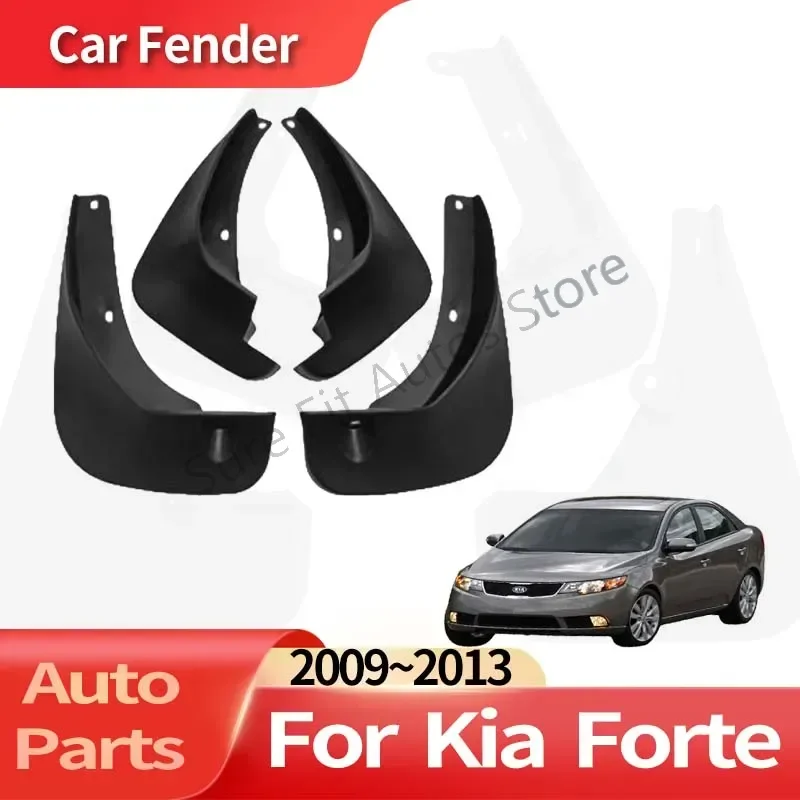 

Auto Accessories For Kia Forte 2009~2013 Fender Lining Car Fender Anti-sand Splash Mud Guard Skin Punch-free Installation Tools