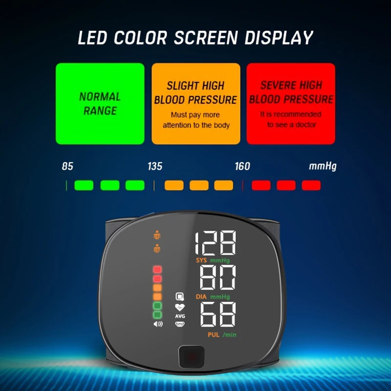 Digital Wrist Blood Pressure Monitor 4