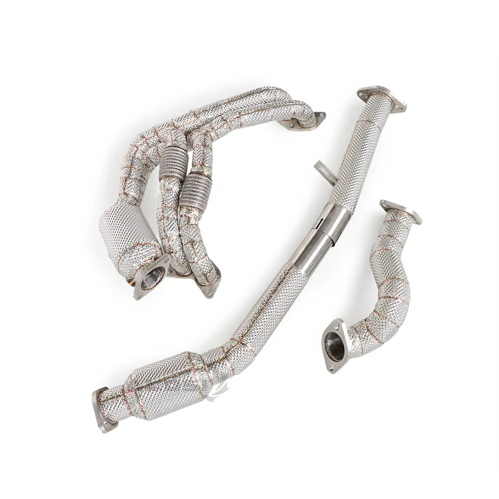 Coletor de exaustão para Toyota GT86/GR86/86 2.0 2012-2018 Equipado com um coletor de exaustão com isolamento térmico e um downspo em forma de S