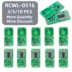 3-10 Stuks RCWL-0516 Micro-Golf Radarsensor Schakelbord Rcwl 0516 Magnetron Menselijk Lichaam Inductie Intelligente Module Output 3.3V