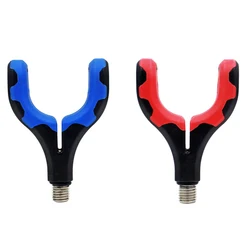 Carp Fishing Fishing Rod Holder Rod Rest Coarse Carp Fishing Tackle Gripper Rest Outer TPR Material 3/8 Thread Rod Holder Head