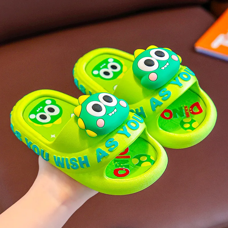 New Kids Shoes Summer sandals and slippers Girl Boys dinosaur Slippers Children Slippers Pantoufle Enfant Baby Shoes Hausschuhe