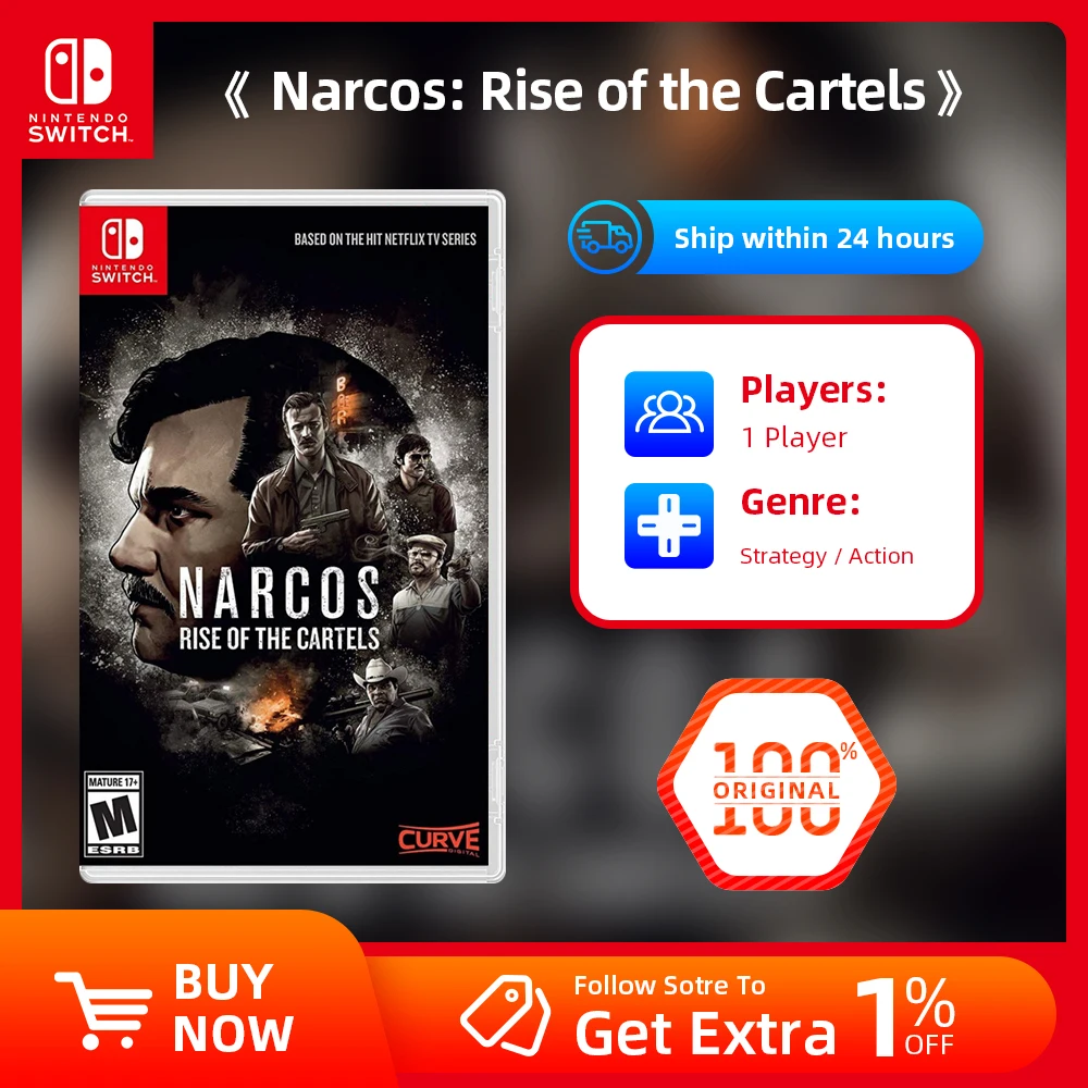 Nintendo Switch Game Dleas - Narcos Rise of the Cartels - Games