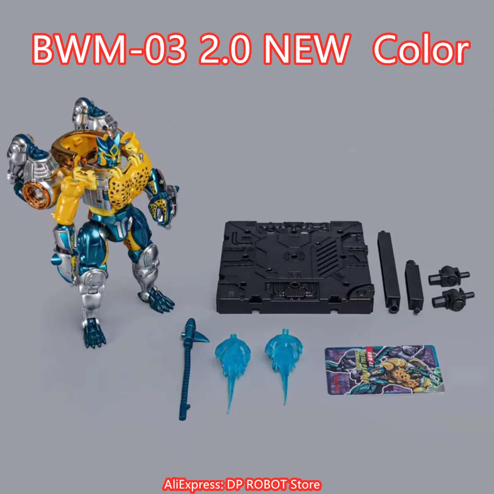 Transart Transformation TA BWM-03 2.0 NEW Color BWM-04 Ravage BWM03 Cheetor Beast War Action Figure KO Robot Model Toys With Box