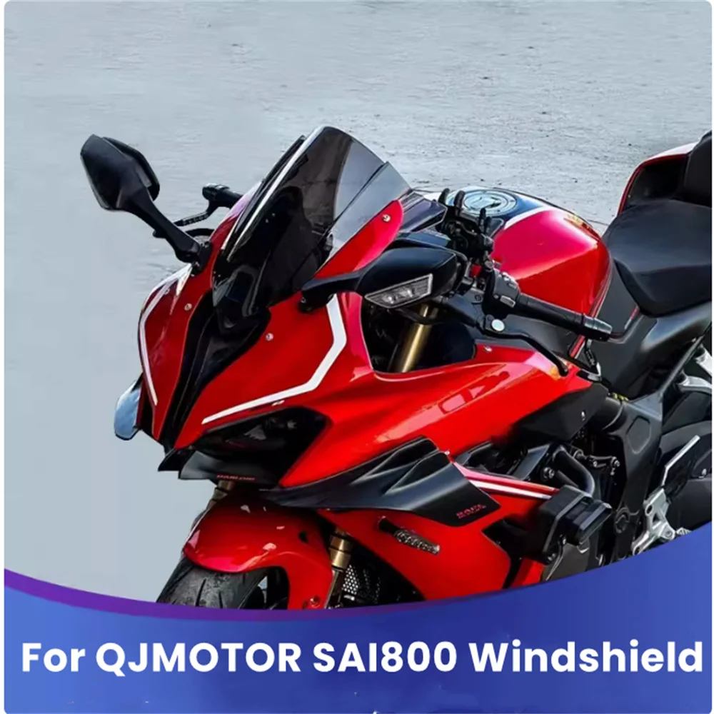 Motorcycle accessories For QJMOTO Sai 800 800SAI modified sports with elevated front windshield and extended QJ track windshield