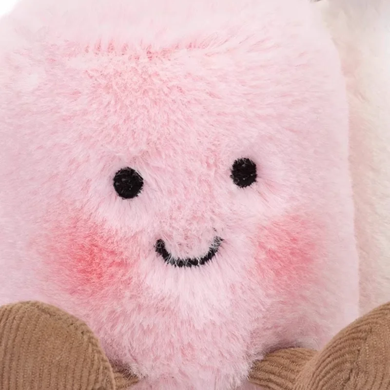 طلقة لطيف القط متعة القطن الحلوى أفخم + المفاتيح لطيف ديكور المنزل القط الكلب لعبة تفاعلية مهرجان الحيوانات الأليفة هدية #6