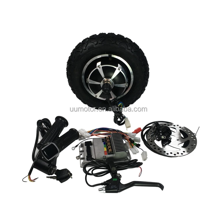 10km/h low speed 48v 500w10 inch heavy duty  wheelbarrow hub motor kit