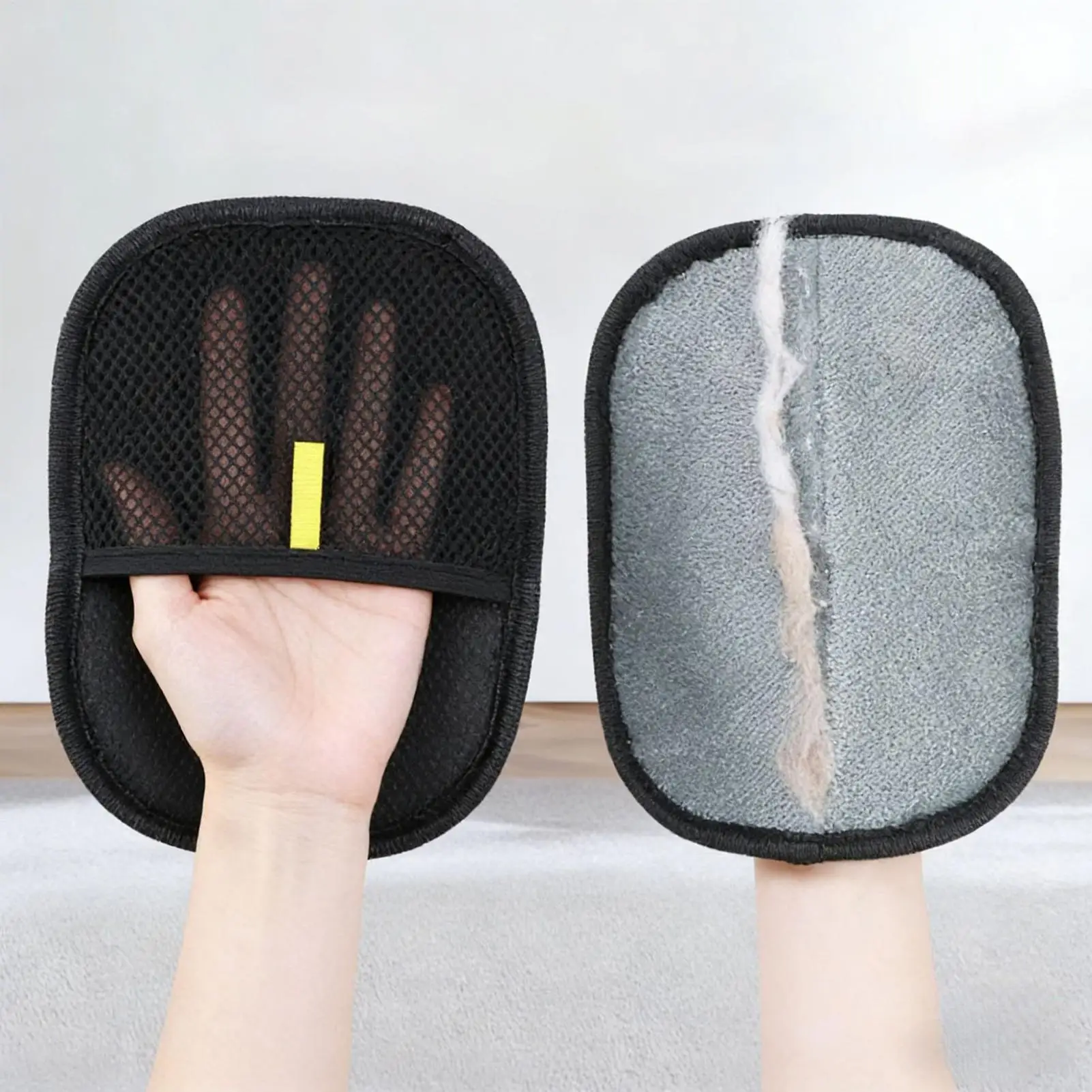 Pet Electrostatic Hair Removal Gloves Dog Cat Hair Removal Brush Gloves Hair Adhesive Gloves Carpet Clothing Hair Cleaning Brush