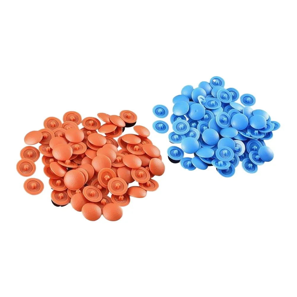12mm ABS Screw Cover Cap Plastic Decorative Cap for Phillips Screw Head For Cabinet Hardware Orange Blue 2000pcs Total Set