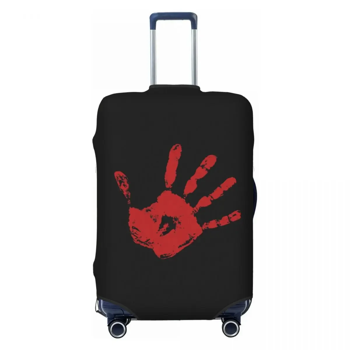 MMIW Face Cover, Face Mask Print Luggage Protective Dust Covers Elastic Waterproof 18-32inch Suitcase Cover Travel Accessories