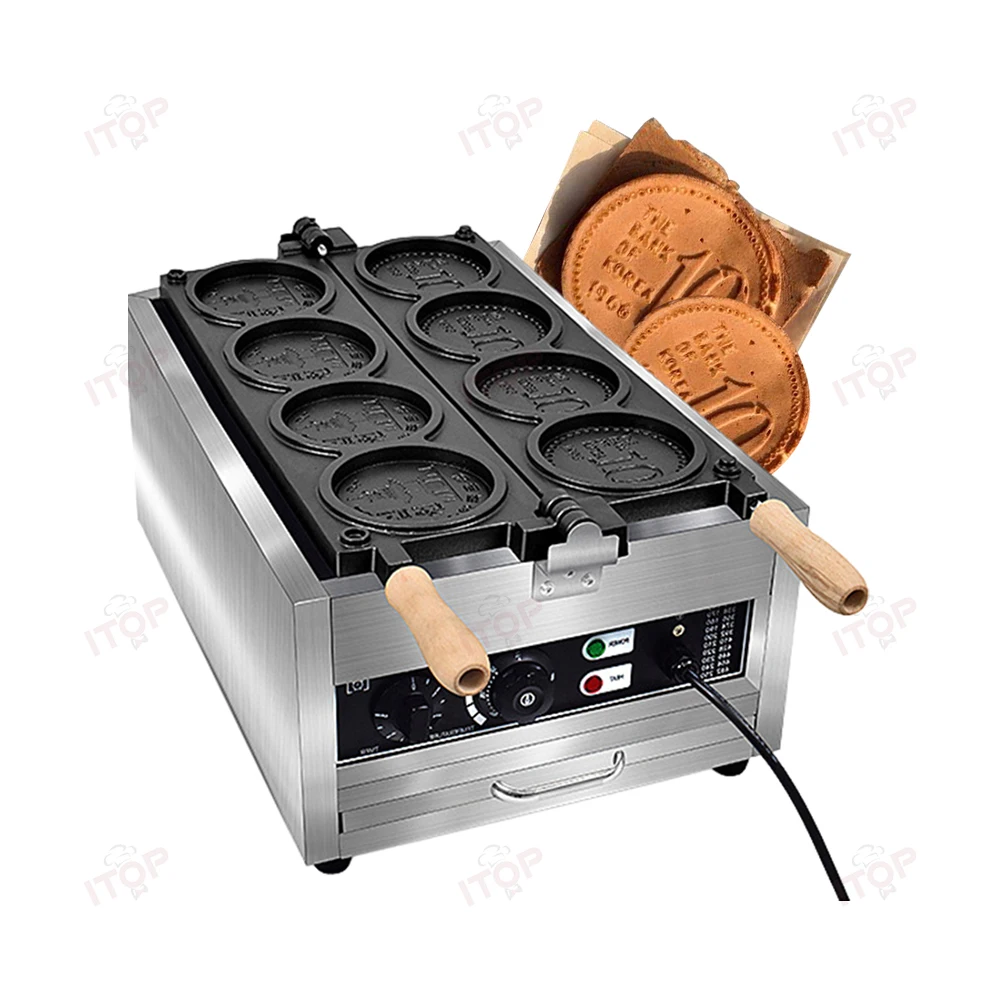 

Korea Cheese Coin Bread Machine Machines for Small Business Commercial Custom Cheese Coin Pancake Waffle Maker