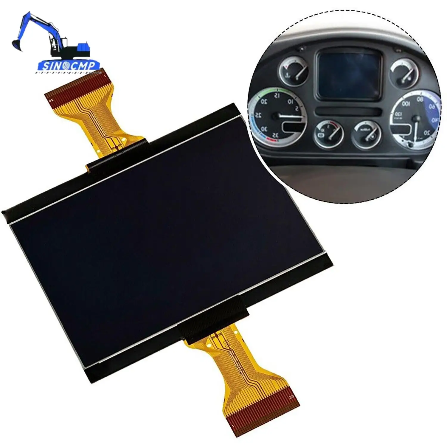 

1PC LCD Display Replacement for DAF Truck Instrument Cluster LF/CF/XF 45/55/75/85/95 Dashboard Screen 5010595267
