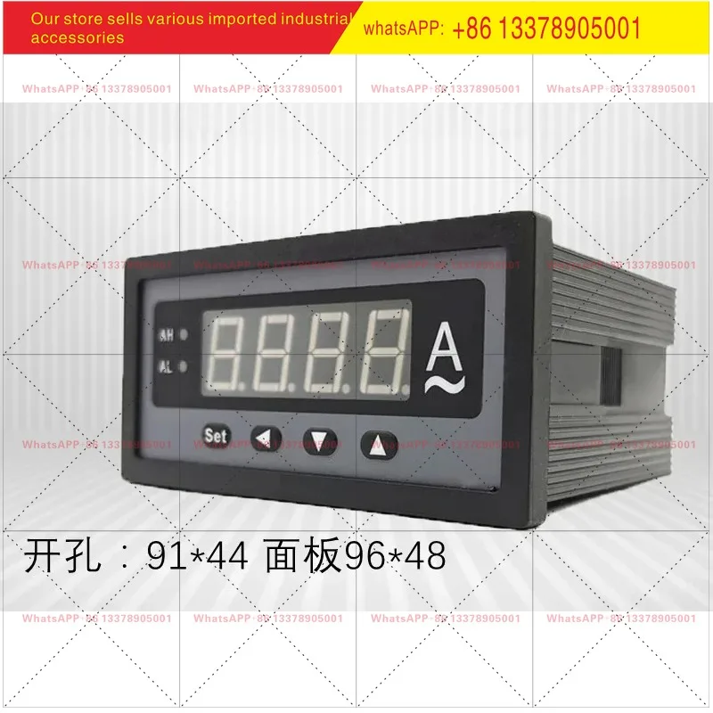 CNAOB High Precision AC Digital Display Ammeter AOB184I‑5X1 96×48mm Panel Mount Current Meter Industrial Automation Spare Parts