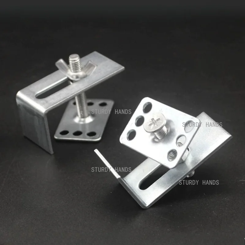 10PCS Sink Basin Fastener, Kitchen Sink Anti Drop Hook Buckle, Household Hardware Accessories, Metal Fixed Bracket Fasteners