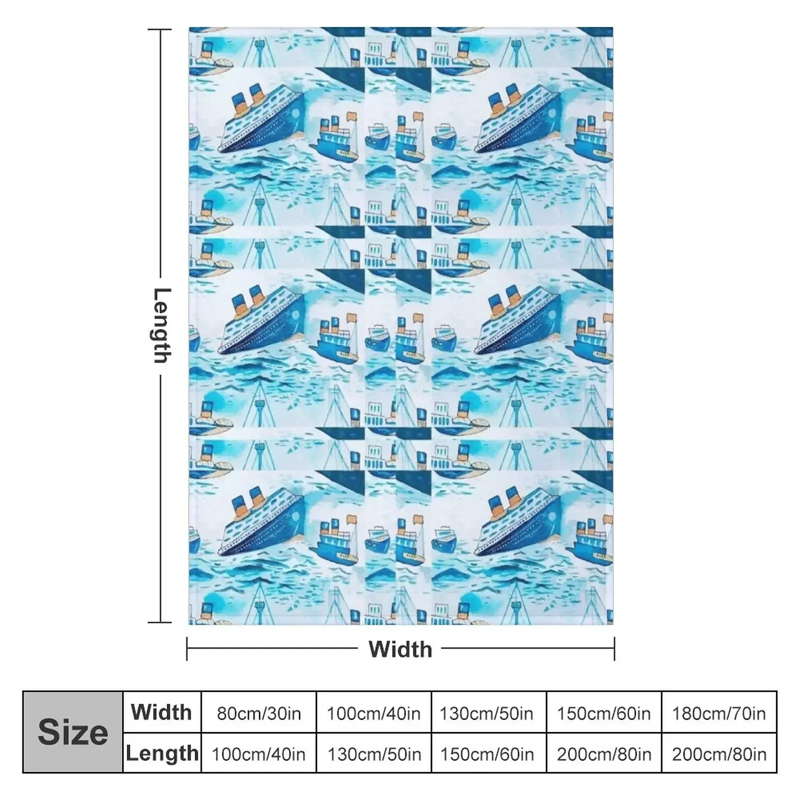 Ferry Boat Scrub Cap Throw Blanket Sofa christmas decoration Blankets