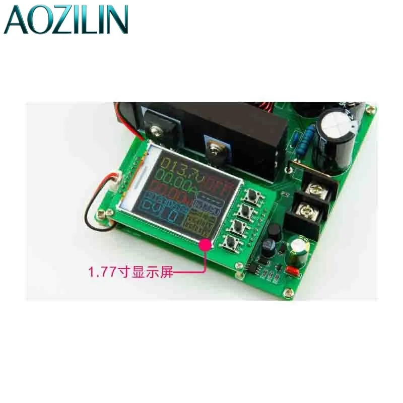 AOZILIN 900W 15A CNC Boost Power Module LCD Display Constant Current Constant Voltage 9-60V to 10-120V DC-DC Step Up Converter