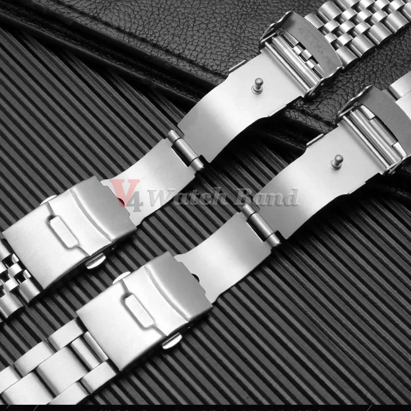 Luxuriöses Massives Edelstahl-Uhrenarmband für Seiko, Jubilee und Oyster-Armbänder 18mm 19mm 20mm 21mm 22mm Herren-Uhrenzubehör – Detail 6