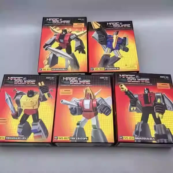 

In Stock Transformation Toys MS B56-B60 Grimlock Flight Standard Howling Silt Slag Small Scale Animation Model Toy