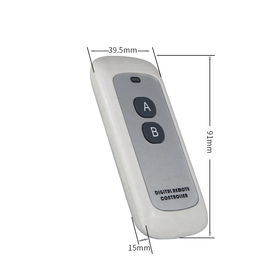 RF Wireless Mini Remote Control Switch Universal Lighting Motor Access Control System Learning  AC 220V 1 Channel