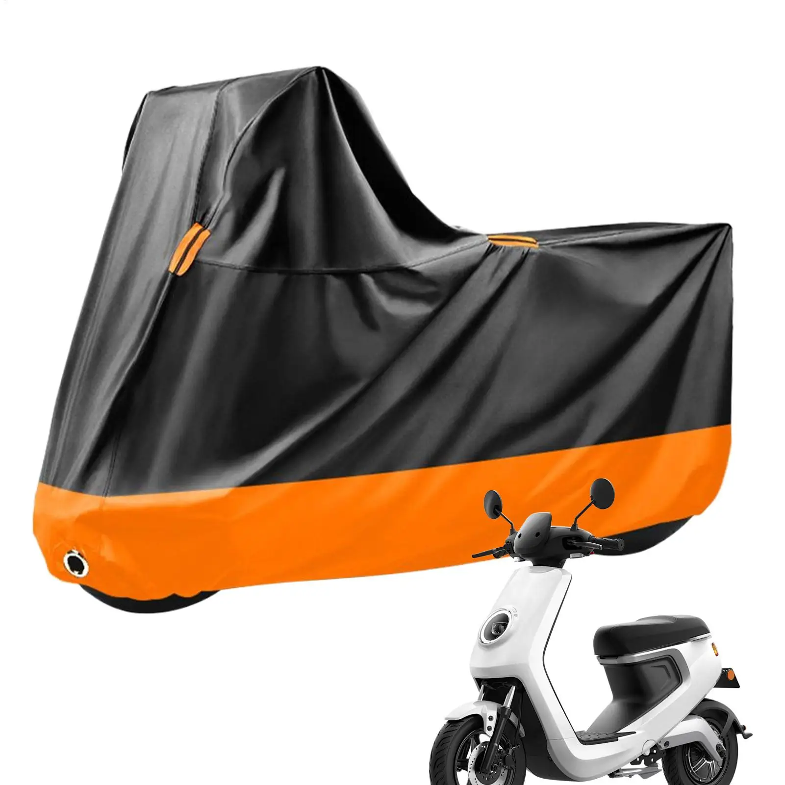

Scooter Cover Heavy Duty Motorcycle Protection Cover Dustproof Heat Resistant Shade Protector For Daily Use Winter Storage