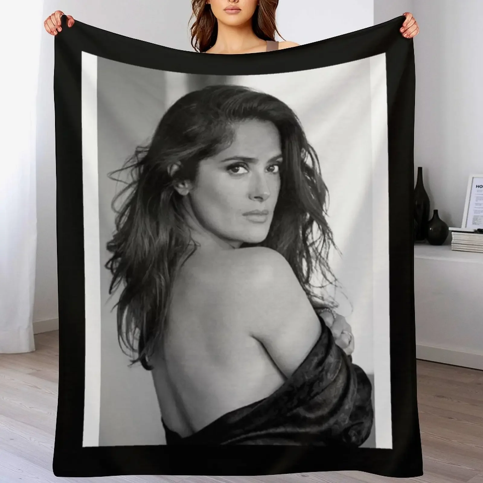 

Salma Hayek T-ShirtSalma Hayek Throw Blanket Foldable Soft Warm Blanket for Outdoor Use