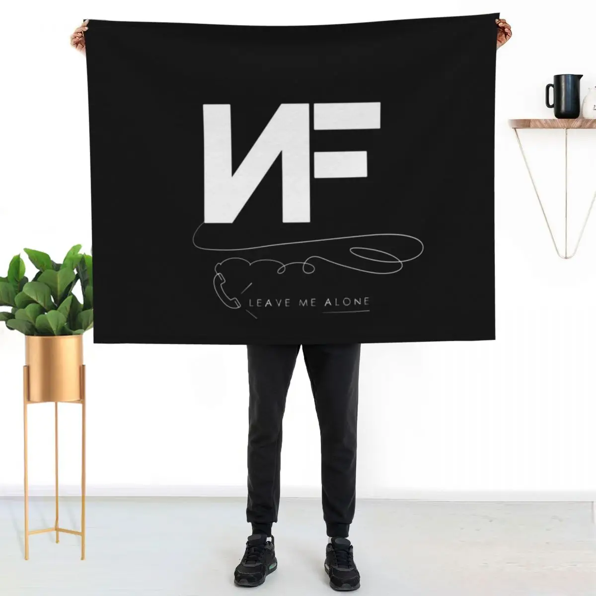 Leave Me Alone Throw Blanket Baby Blankets For Bed Furrys warm winter Blankets Sofas Of Decoration Thermal Blankets