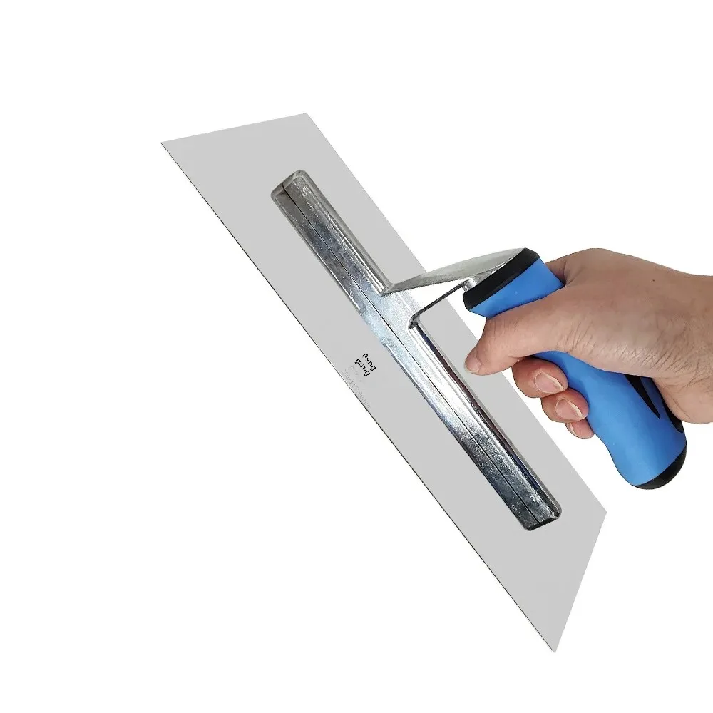 스테인리스강 석고 흙손, 두꺼운 녹 방지 처리, 평평한 바닥 긁기 석고 나이프, 클레이용 석고 삽