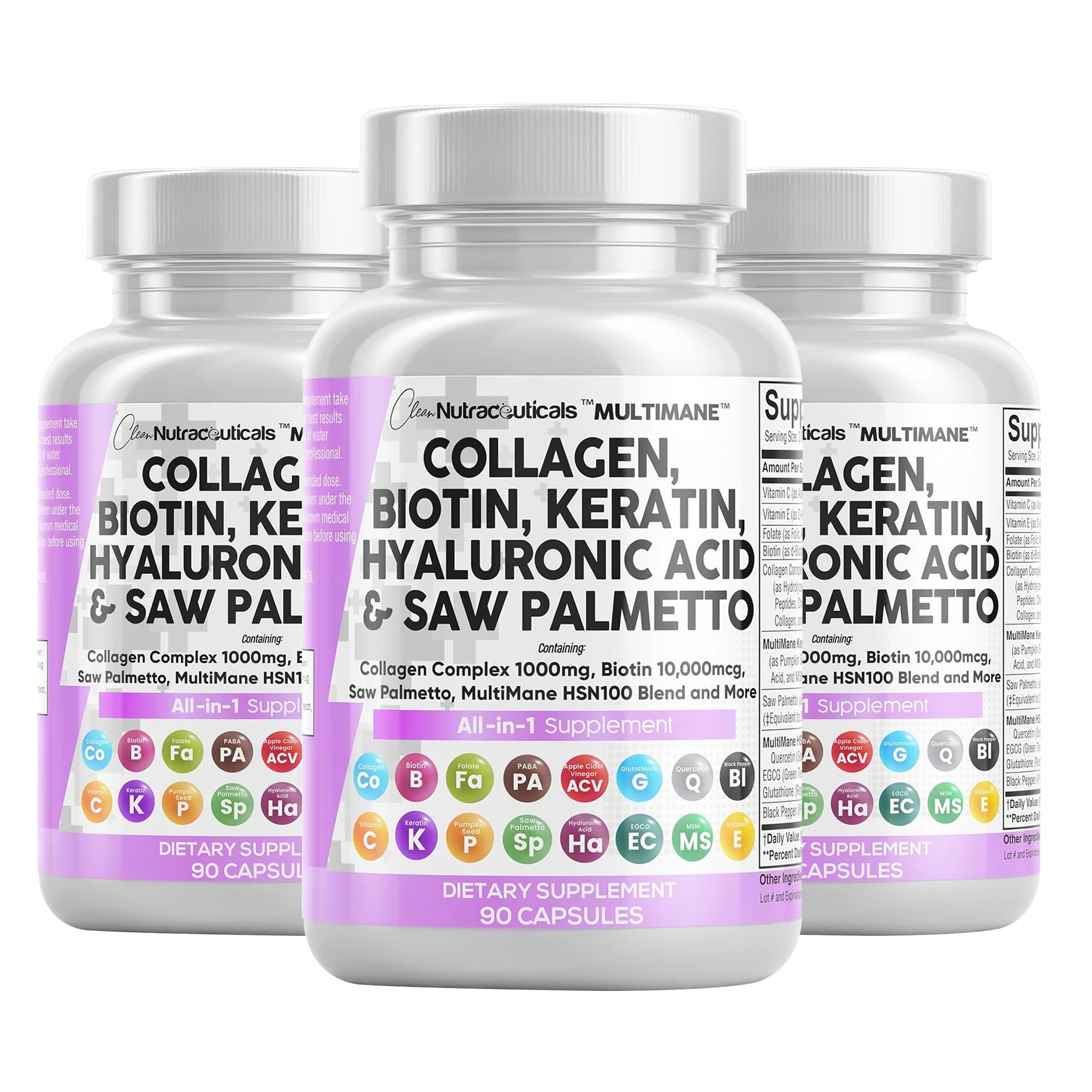 

Коллаген, биотин, кератин, гиалуроновая кислота — добавка для поддержки здоровья клеток, кожи, суставов, волос и костей, антивозрастное средство, антиоксидант.