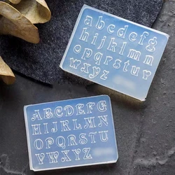 Nail Mold Letter Alphabet Number Symbol 3D Carving Silicone Nailart Silica Gel Mould DIY Manicure Deco Tools