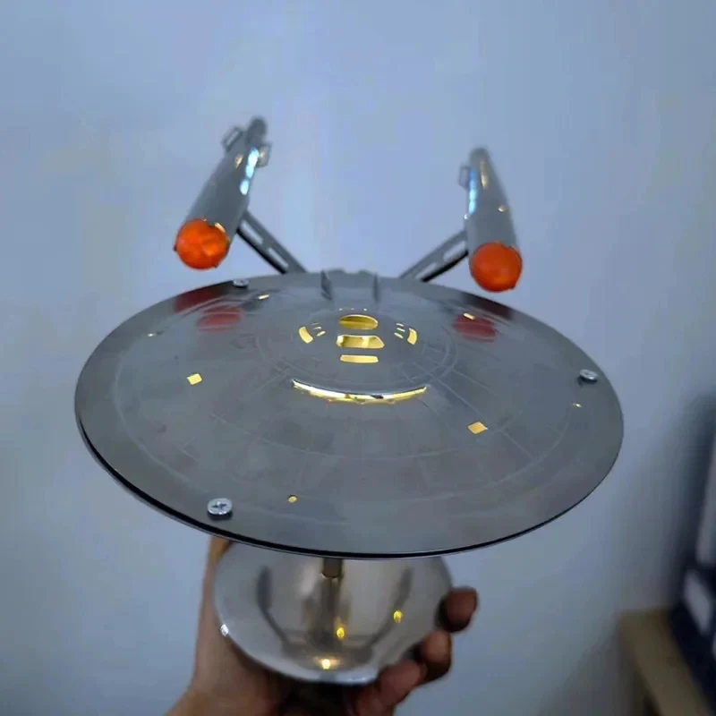 Metal Aircraft Replica Aircraft Star Treks Enterprise 1:1000 Model Assemble Starship Handicraft Ornament Collectible Toy Gift