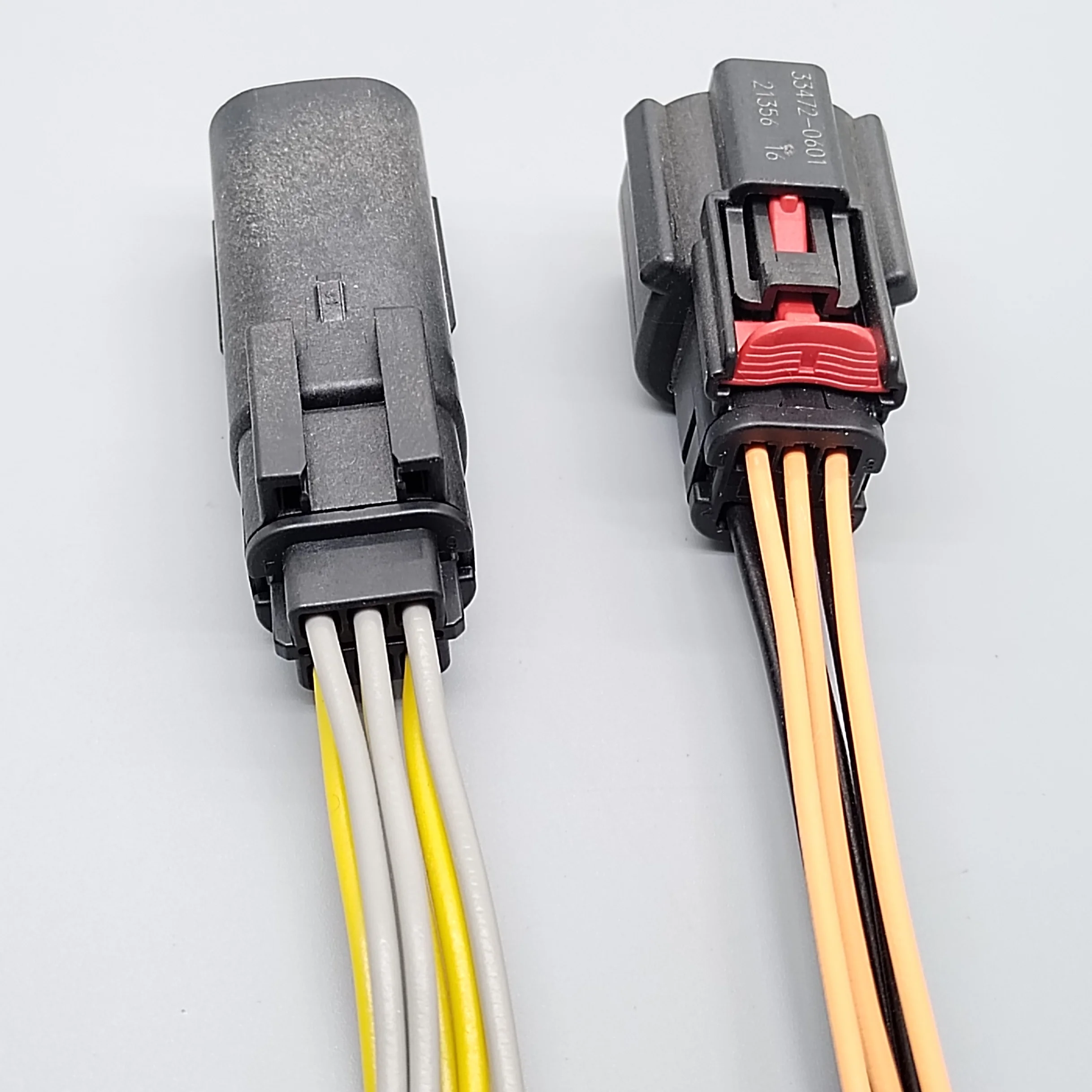 33472-0606 33482-0601 6Way Orange Lock Sealed Plug Set for Universal Vehicles Car Lamp Sensor Wiring Swap car connector