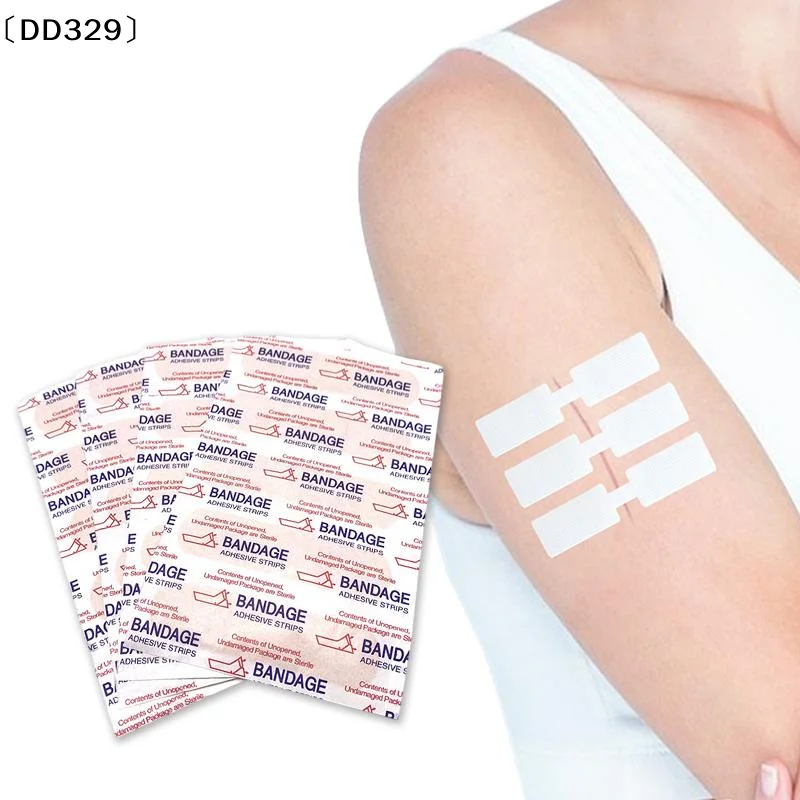 25/50Pcs Adhesive Strip Suture Bandages Butterfly Closure Bandage Strips For Closing Skin Wounds With Non-Stick Pad〔DD329〕